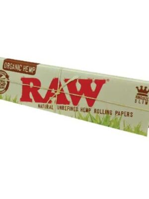 30-431OR-K-RAW-ORGANIC-KING-540x540-1.jpg RAW King Size Classic Organic Hemp Slim - Caixa Completa (50 Livros)