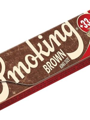 81wTIsGCtoL._AC_UF894_1000_QL80.jpg Smoking King Size Brown + Tips - Caixa Completa (24 Livros)
