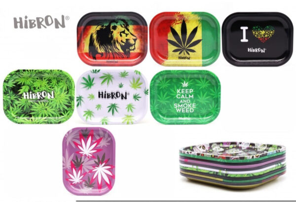 BandejasHibron.jpg Mini Tabuleiros Hibron 18*14cm - Keep Calm and Smoke Weed