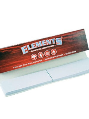 ElementsRedConnoisseur2.jpg Elements King Size Slim Red Connoisseur - Caixa Completa (24 Livros)