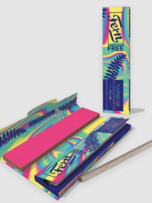 FernFreenRainbowKingSizecomfiltro.jpg FernFree Rainbow King Size (com calcador) - Caixa Completa (24 Livros)