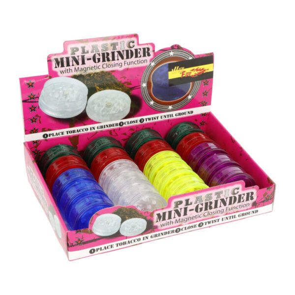 GrinderPlasticoWildFirecaixa.jpg Mini Grinder Plástico WildFire - Roxo