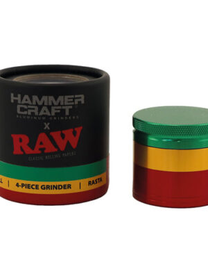 Grinder Hammercraft X RAW Rastafari - 50mm