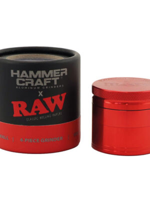 Grinder Hammercraft X RAW Vermelho - 50mm