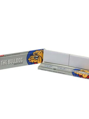 MortalhasBulldogSilver_tipsunidade.jpg Mortalhas Bulldog Silver King Size Slim + Filtros - Caixa Completa (24 Livros)
