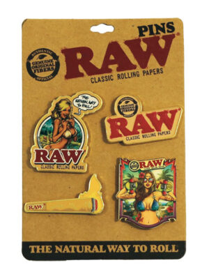 PinsRAW1.jpg Conjunto Pins Metálicos RAW