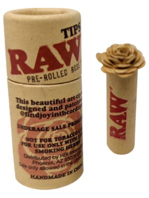 Filtros Pré-rolled RAW Rose Tips - Unidade