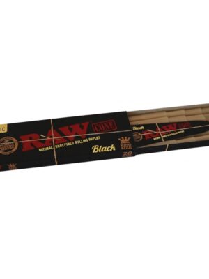 RAW14552U_RawBlackCono20PK-KingSize.jpg Cones Raw Black King Size (20uni) - Unidade