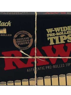 Filtros RAW Black Pré-Rolled W-Wide - Unidade