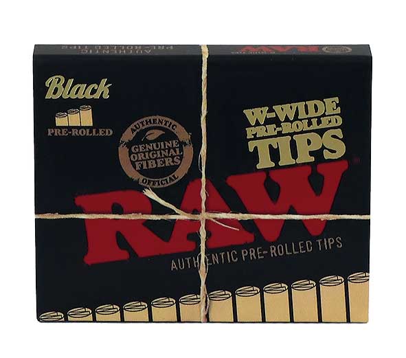 Filtros RAW Black Pré-Rolled W-Wide - Unidade