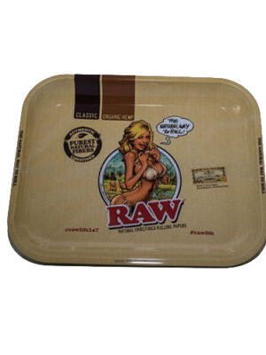 Tabuleiro RAW Girl Metálico (Grande)