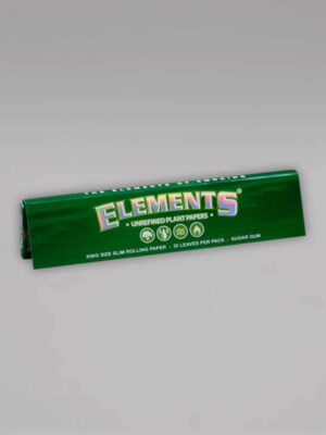elements-green-king-size-longpapes.jpg Elements King Size Slim Green - Caixa Completa (50 Livros)
