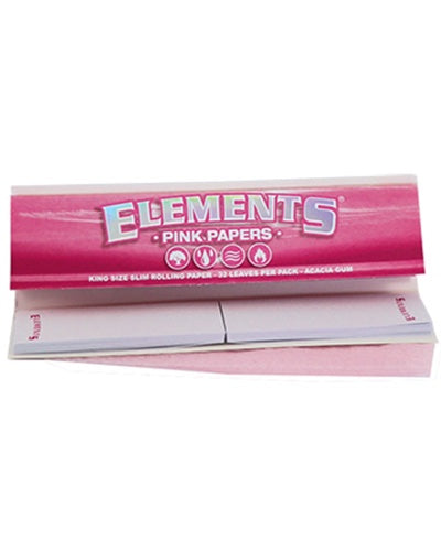 Elements King Size Pink Connoisseur - Caixa Completa (24 Livros)