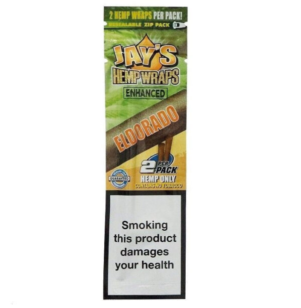 juicy_jays_eldorado_blunt_wraps.jpg Juicy Jay Hemp Wraps Enhanced ELdorado (Pineapple Shake)