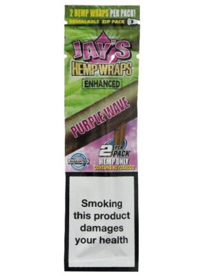 juicy_jays_purple_wave_blunt_wraps.jpg Juicy Jay Hemp Wraps Enhanced Purple Wave (Grape Ice Cream )