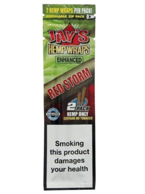 juicy_jays_red_storm_blunt_wraps.jpg Juicy Jay Hemp Wraps Enhanced Red Storm (Cherry Pie)
