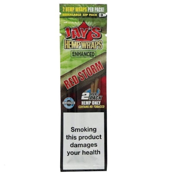 juicy_jays_red_storm_blunt_wraps.jpg Juicy Jay Hemp Wraps Enhanced Red Storm (Cherry Pie)