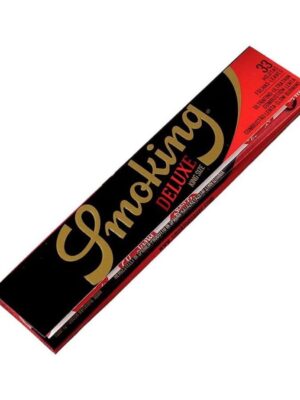 smoking-deluxe-king-size-papers-slim-black.jpg Smoking King Size deLuxe - Caixa Completa (50 Livros)
