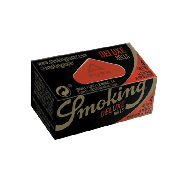 smoking-deluxe-roll-uni.png Rolos Smoking Deluxe (4m) - Caixa Completa (24 rolos)
