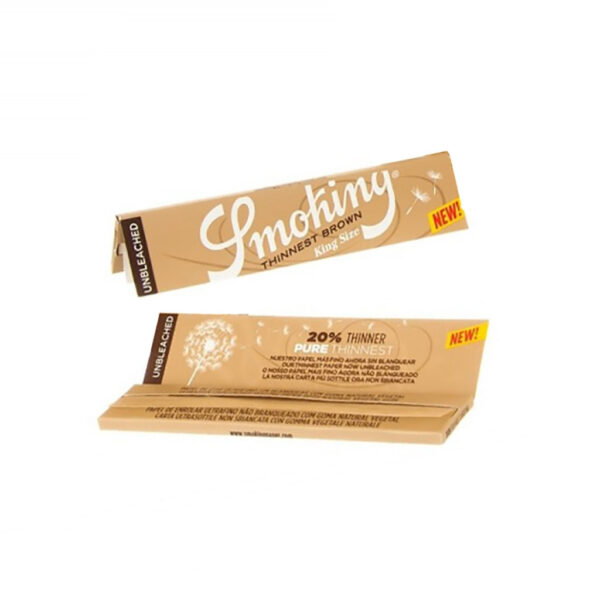 Smoking King Size Thinnest Brown - Unidade